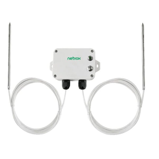 Netvox R718B2- Wireless 2-Gang Temperature Sensor